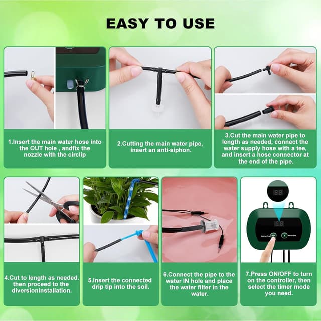 Thumbnail 4 de Solar Bewässerungssystem 300 30 m 🌱