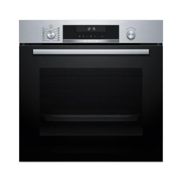 Detalle de Horno eléctrico Bosch HBG578ES7 71L negro/inox WiFi pirolítico con autolimpieza y 30 programas