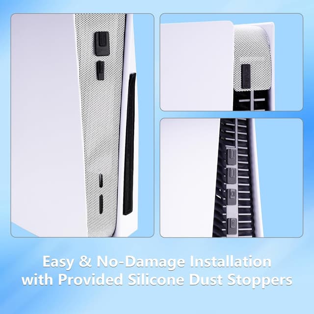 Detalle de playvital PS5 dust filter set, 12 plugs