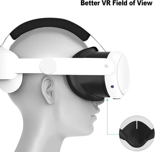 Thumbnail 2 de AMZDM Face Pad Cover for Meta Quest 3 VR Silicone Cover