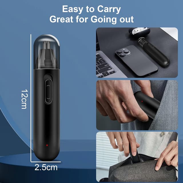 Thumbnail 6 de Taglia peli naso e orecchie 8000 RPM ricaricabile