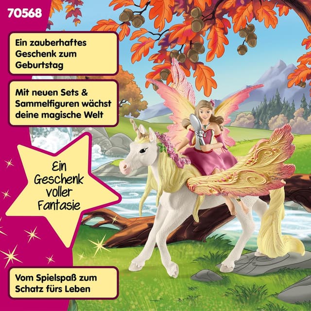 Thumbnail 6 de Schleich Feya Pegasus-Einhorn Spielfigur ab 5 Jahren 🦄
