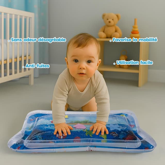 Thumbnail 4 de Tapis Eau Bebe Eveil Aquarium Gonflable 76x95cm