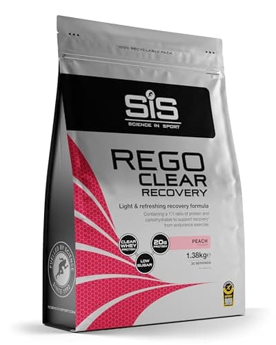 Imagen de Science in Sport Rego Clear Isolate 1,38 kg Melocotón — bebida regeneradora en polvo 🥤 en OfertitasTOP