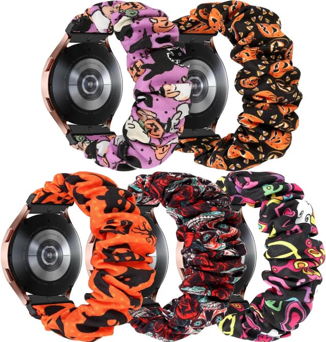 Detalle de DKGKOO 20mm Scrunchie Strap for Women for Samsung Galaxy Watch 5 / 5 Pro (with quick-release pins)