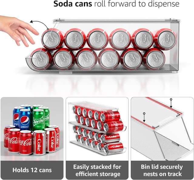 Thumbnail 3 de Sorbus Soda Can Organizer, 12-Can Hold ⚙