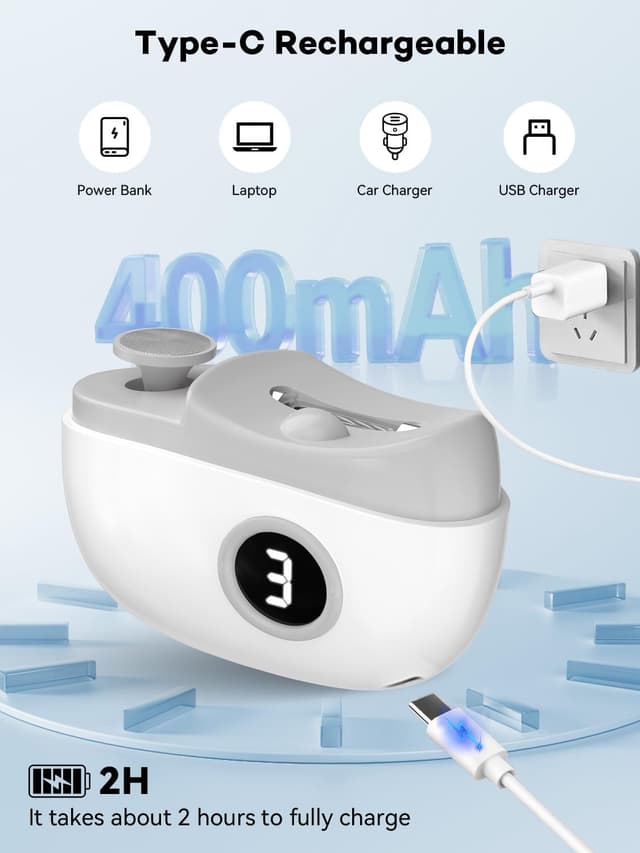 Thumbnail 4 de Tagliaunghie Elettrico 3 in 1 400 mAh