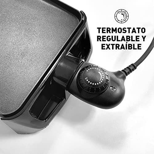 Detalle 2 de Jata GR195 Plancha de asar 46×25 cm, 2.200 W