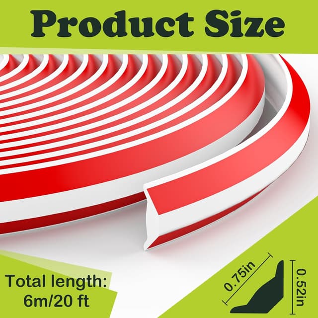 Thumbnail 1 de TPE Quadrant Trim 6M flexible moulding