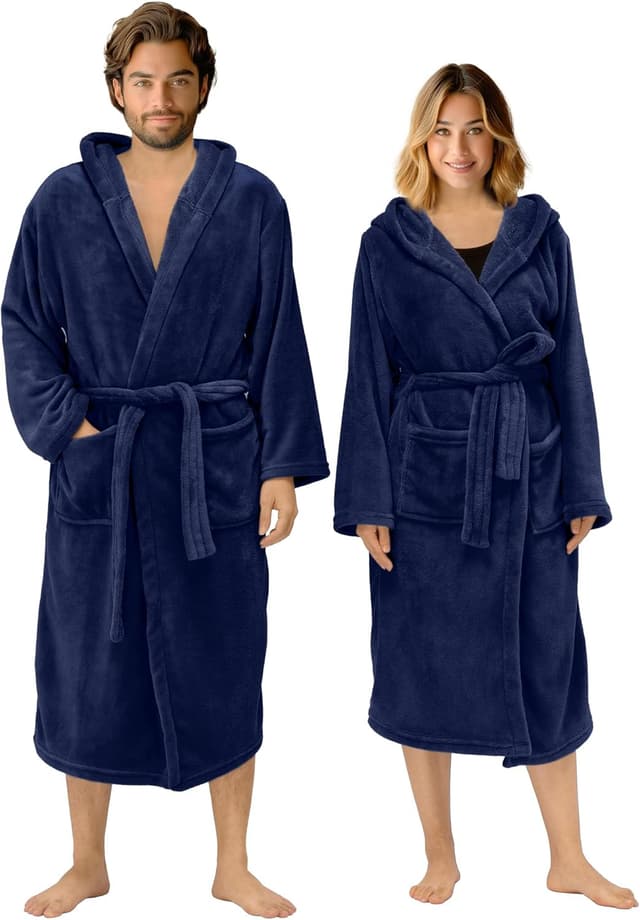 Imagen de HOMELEVEL Robe de chambre polaire longue en OfertitasTOP