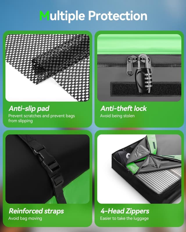 Detalle de Borsa da tetto 595 L pieghevole impermeabile