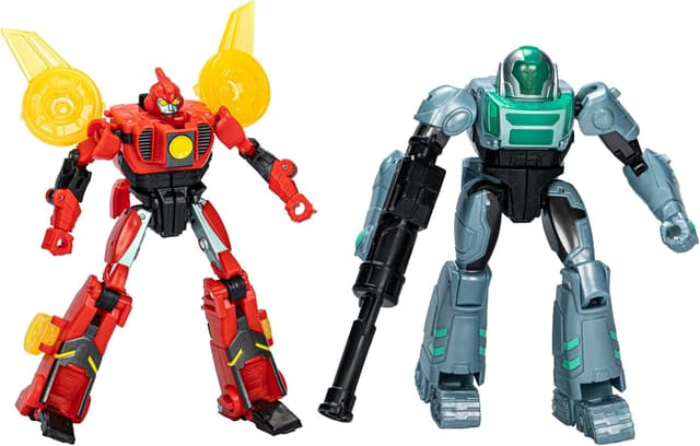 Detalle de Transformers EarthSpark Cyber-Combiner Terran Twitch & Robby Malto Action-Figuren-Set