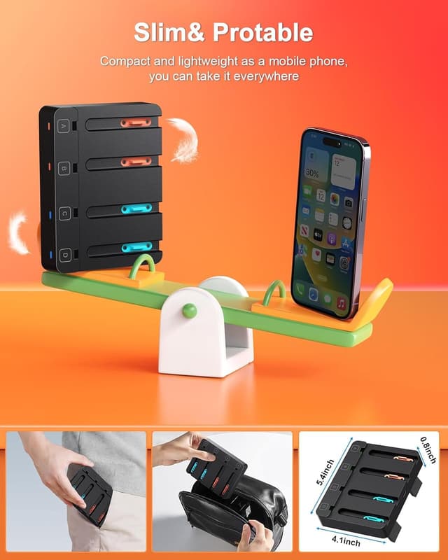 Thumbnail 4 de FYOUNG Switch 2 Controller Charger Dock 8-in-1