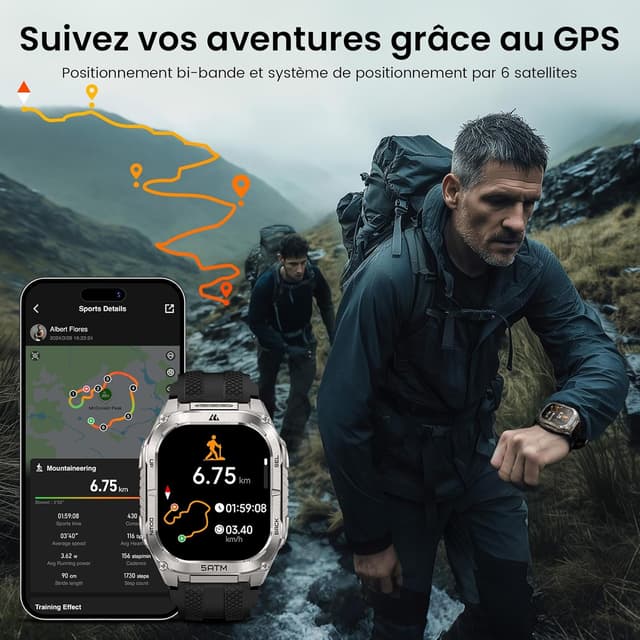 Thumbnail 4 de KOSPET Tank M4C Montre Connectée Homme