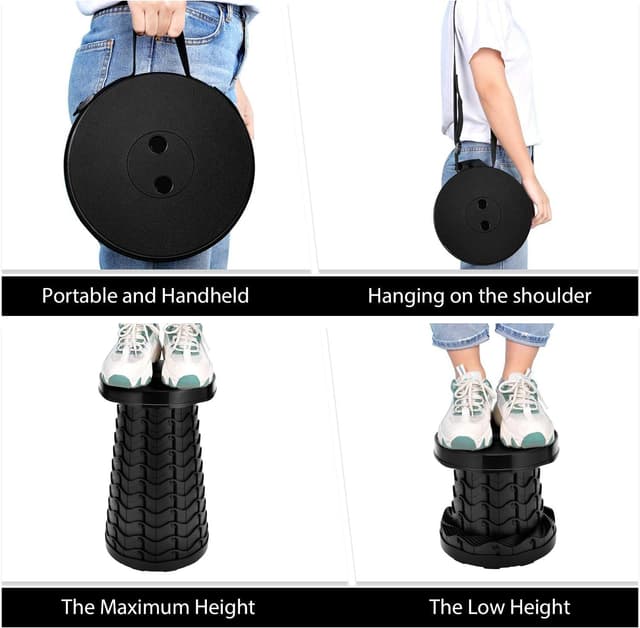 Detalle 1 de LUXJET Portable Folding Stool 180kg capacity