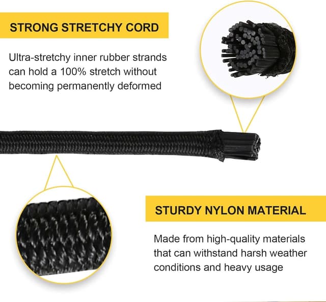 Detalle de Zakous bungee cord roll 3/16 x 100ft