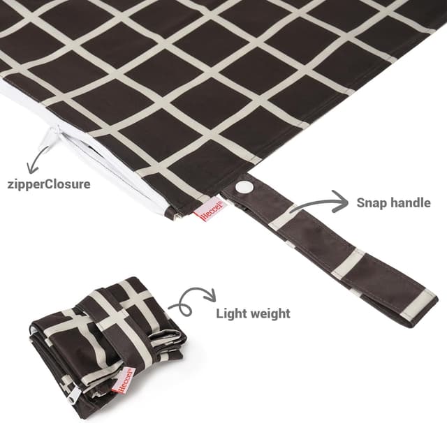 Thumbnail 6 de HECCEI WetBag Kindergarten Nassbeutel – 2er Set wasserdichter Wetbag als Nappy- & Schwimmsachen-Tasche