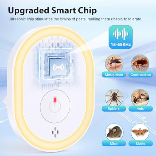 Thumbnail 2 de Répulsif ultrason moustique, anti-rongeurs, lot de 6