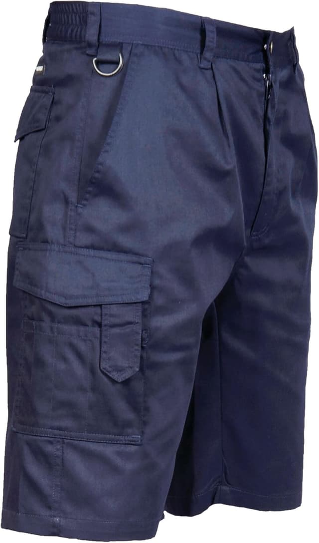 Detalle de Portwest S790 Men’s High Performance Comfort Combat Cargo Work Shorts (Navy, L)