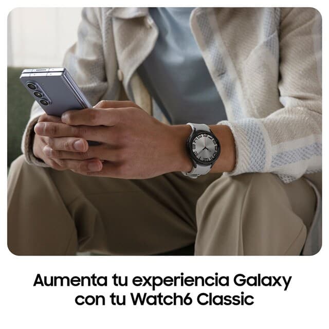 Thumbnail 4 de Samsung Galaxy Watch6 Classic 43mm Negro LTE