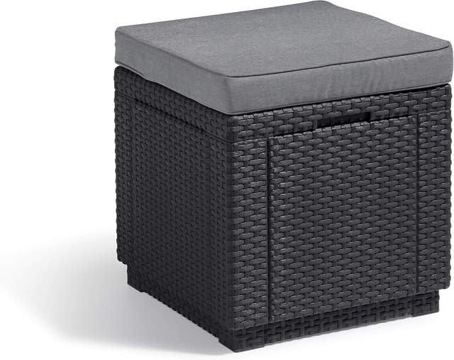 Detalle de Allibert by Keter Cube Hocker 42x42x39 cm