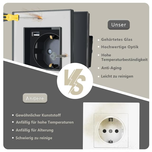 Thumbnail 6 de Schuko USB-C Steckdose 20 W 2-fach