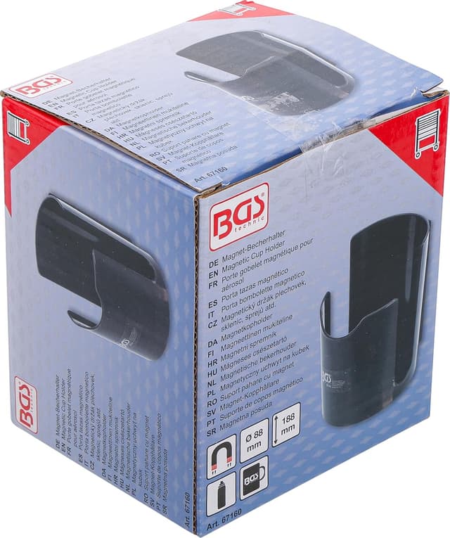 Thumbnail 6 de BGS 67160 porte-gobelet magnétique pour aérosol (diamètre 88 mm, hauteur 188 mm)
