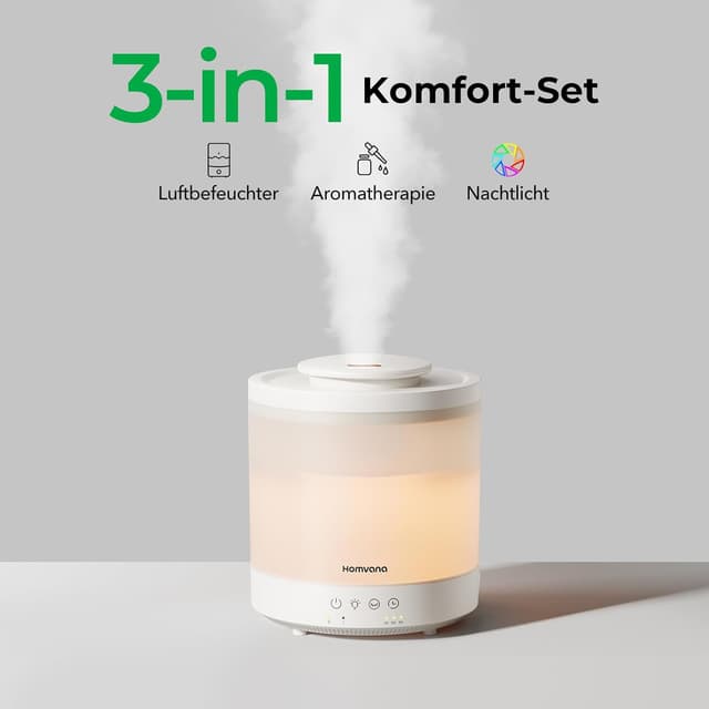 Detalle 2 de Homvana H103 Luftbefeuchter für Baby