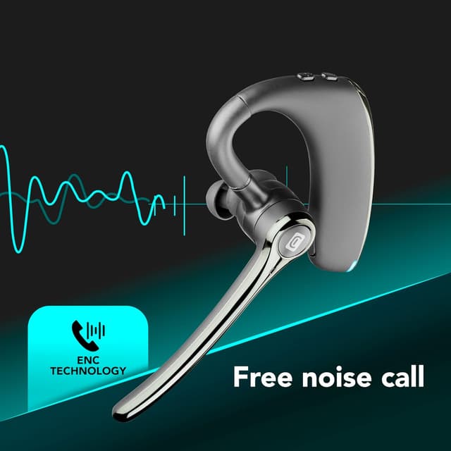 Detalle de Cellularline Fluent : écouteur Bluetooth mono ergonomique pour téléphone, autonomie jusqu’à 25 h