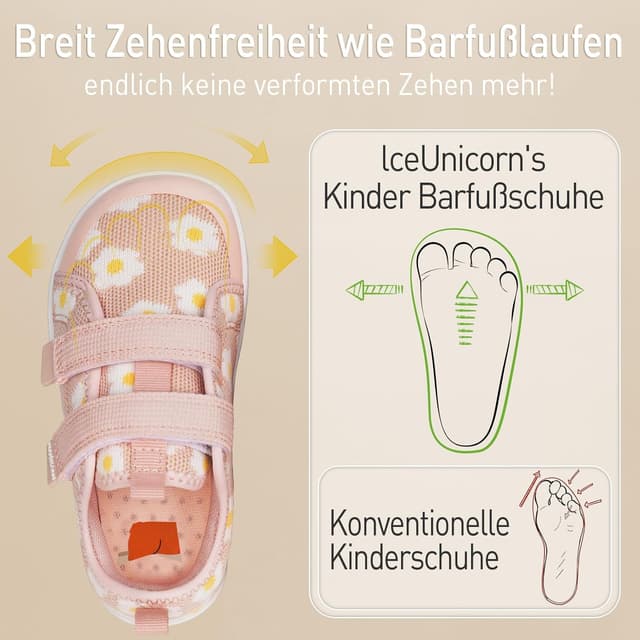 Detalle 1 de IceUnicorn Barfußschuhe Kinder Breite Zehebox