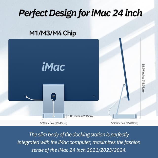 Detalle 2 de Minisopuru Hub USB C per iMac 24 10 Gbps