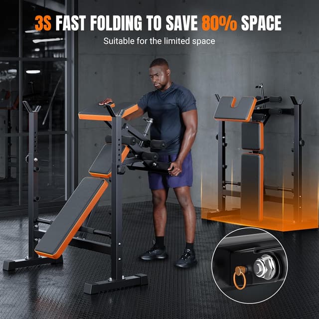 Thumbnail 5 de YOLEO Multi-Function 6-in-1 Weight Bench 6 exercises 🏋