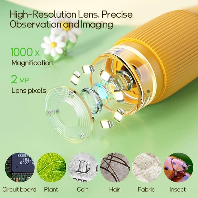 Thumbnail 3 de WINWEND Kids Microscope 1000X