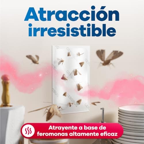 Detalle 2 de Gerobug Trampa para Polillas de Alimentos con feromonas (10 unidades) sin veneno