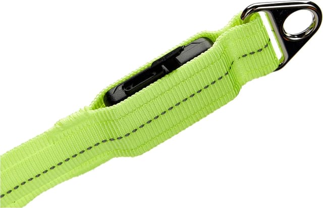 Detalle de Ancol USB Hi-Vis Flashing Lead Attachment (Yellow) for safer night walks