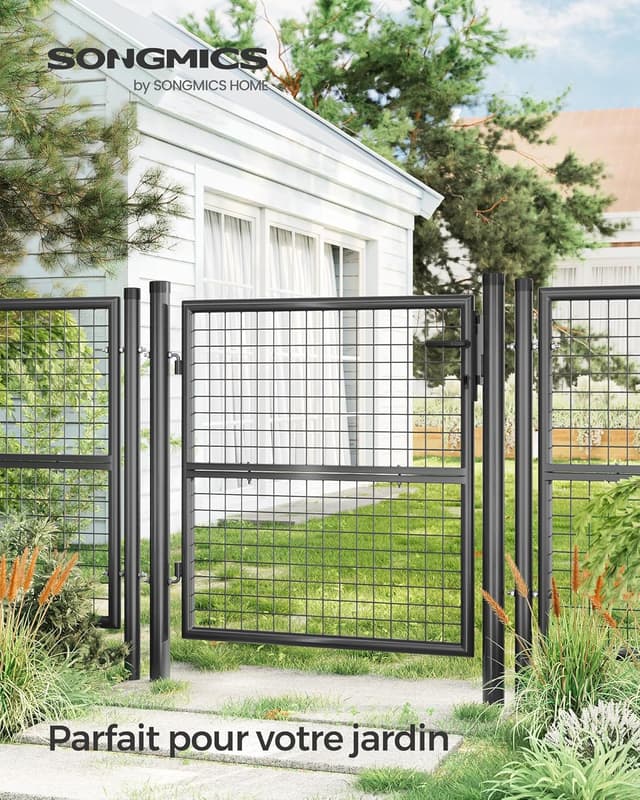 Detalle 2 de Portillon jardin SONGMICS GGD150A01 106 x 100