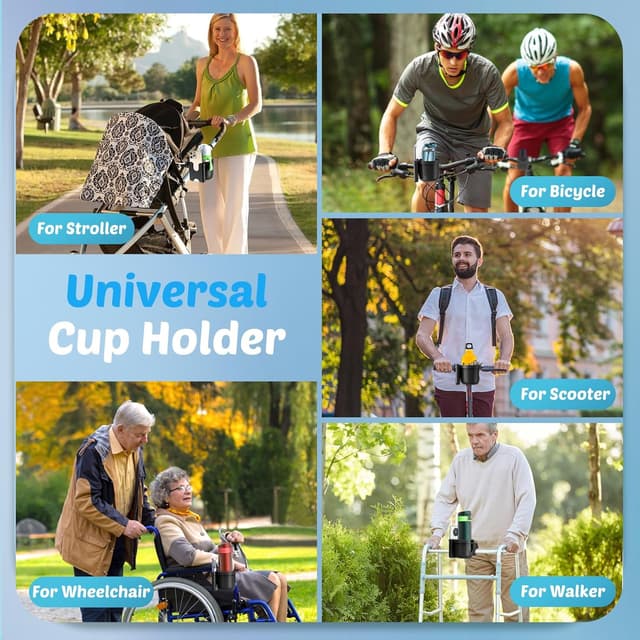 Thumbnail 5 de Guiseapue Pram Cup Holder universal cup and phone organiser 🚼