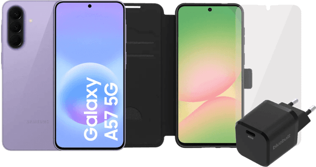 Detalle de Samsung Galaxy A57 256 GB Lila 5G inkl. Komplettes Zubehörset