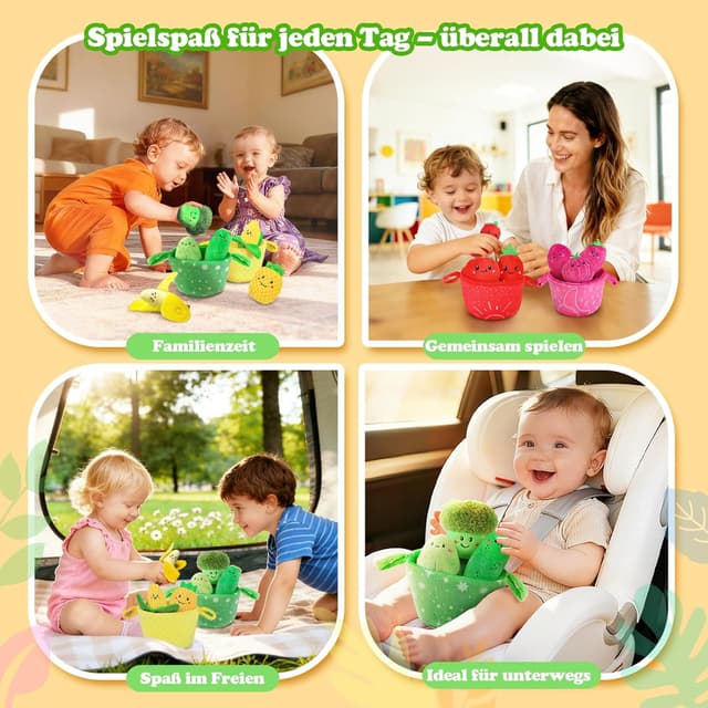 Thumbnail 6 de SAIMAND Baby Spielzeug Gemüse Obst Set