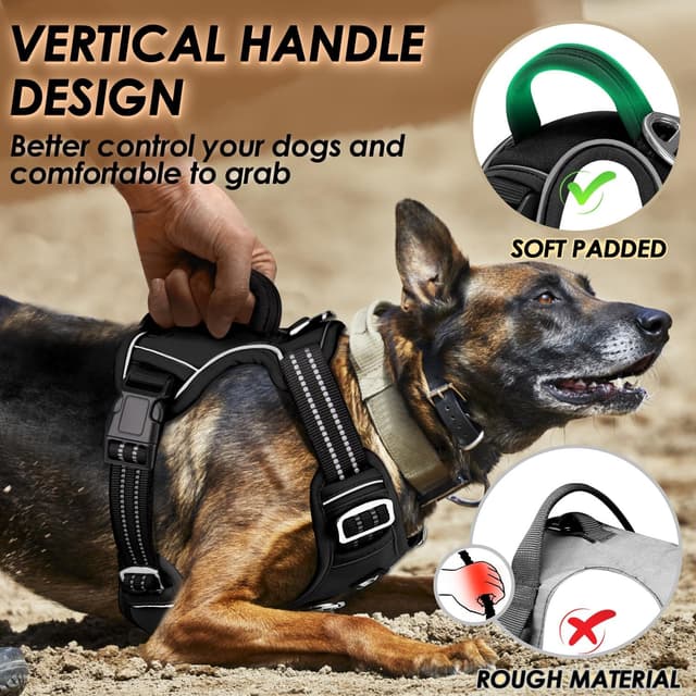 Detalle 2 de Eyein Dog Harness Large Dog Anti Pull L