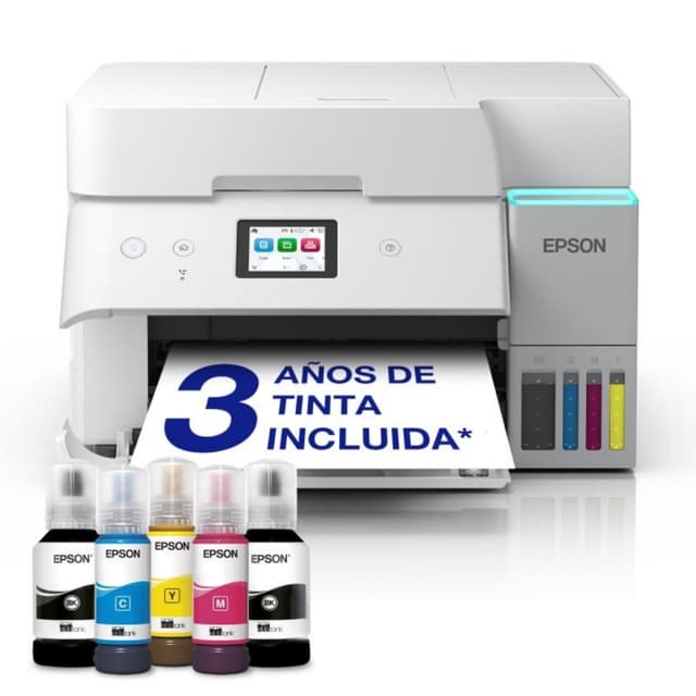 Detalle de Epson EcoTank ET-4956 impresora multifunción, 3 años de tinta 🖨
