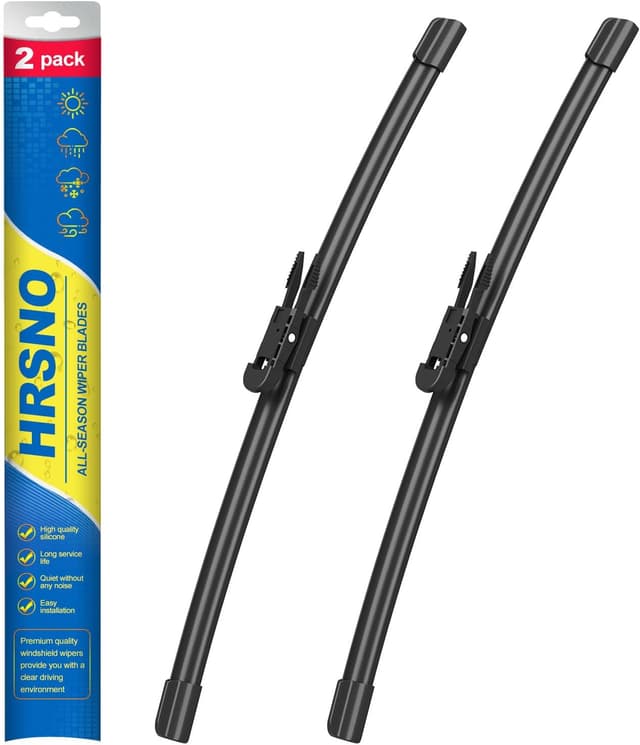 Detalle de HRSNO All-Season Windshield Wiper Blade Replacement for BMW 420i (2016-2020), 24"+18" Pack of 2