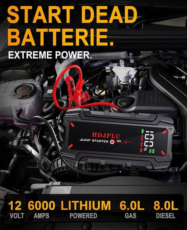 Detalle 2 de UltraSafe 6000A Starthilfe Powerbank für Pkw