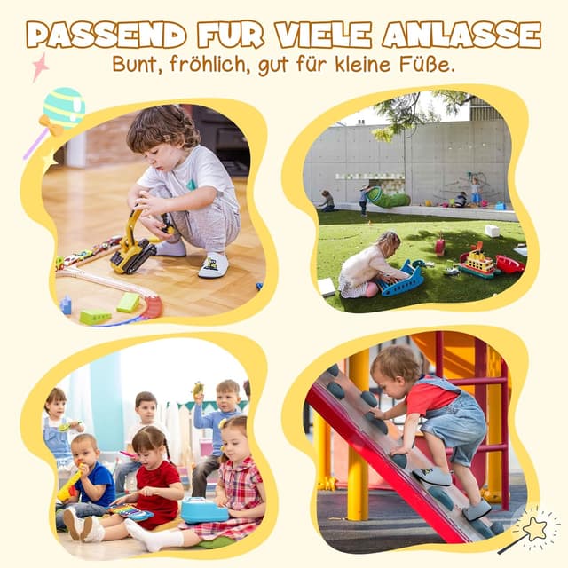 Thumbnail 6 de VOLHAL Hausschuhe Kinder – atmungsaktive, rutschfeste Barfußschläppchen für Kindergarten & Indoor