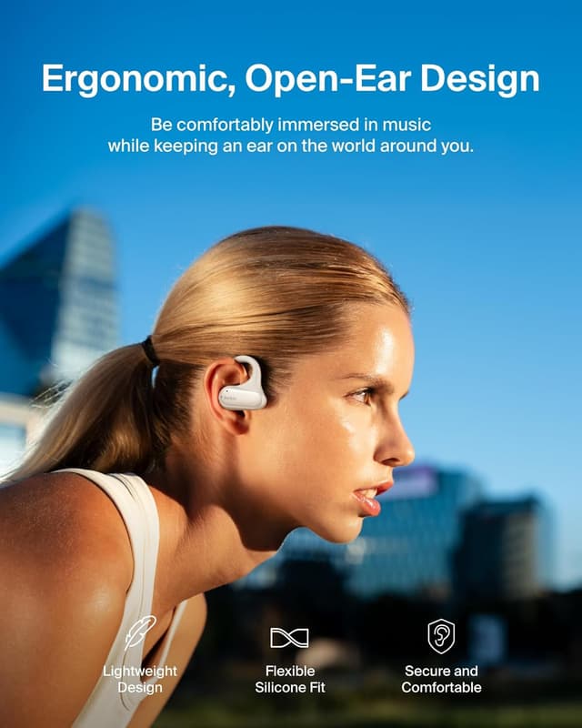 Detalle 2 de Belkin SoundForm ClearFit open‑ear headphones, 26H