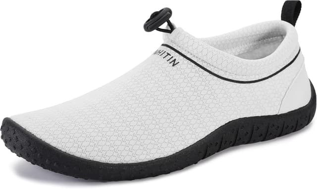 Detalle de WHITIN Wasserschuhe für Damen & Herren mit dicker Laufsohle – schnell trocknende Aquaschuhe