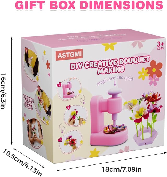 Thumbnail 4 de ASTGMI DIY Blumen-Bastelset für Kinder ab 3 Jahren