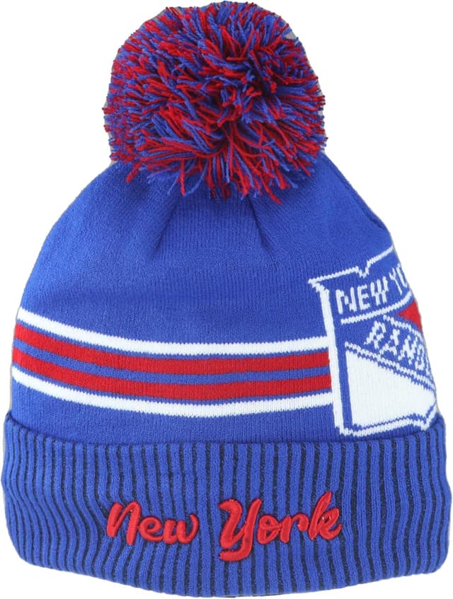 Detalle de ZHATS NHL Officially Licensed Pom Rush Beanie (Unisex-Adult)