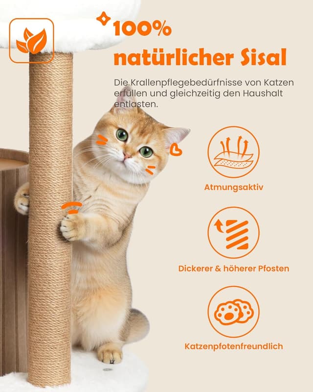 Thumbnail 6 de Luxus Kratzbaum mit 2-stöckiger Kratztonne