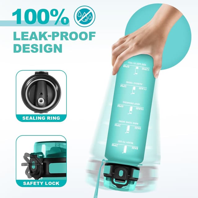 Detalle 1 de JAPORIA Borraccia 1L con cannuccia